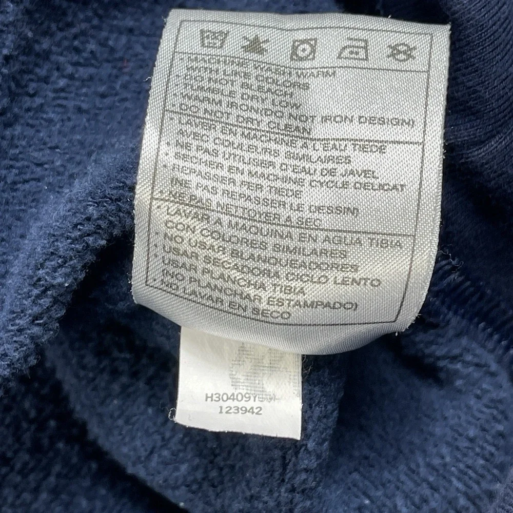 Nike Hoodie Mens XL Blue Vintage 90s Swoosh Boxy‎ Made In Turkey Sweatshirt